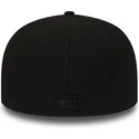 sort-justerbar-flat-kasket-med-sort-logo-59fifty-night-time-fra-new-york-yankees-mlb-fra-new-era