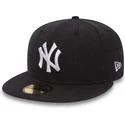 kasketter-flad-sort-tilpasset-59fifty-seasonal-heather-fra-new-york-yankees-mlb-af-new-era