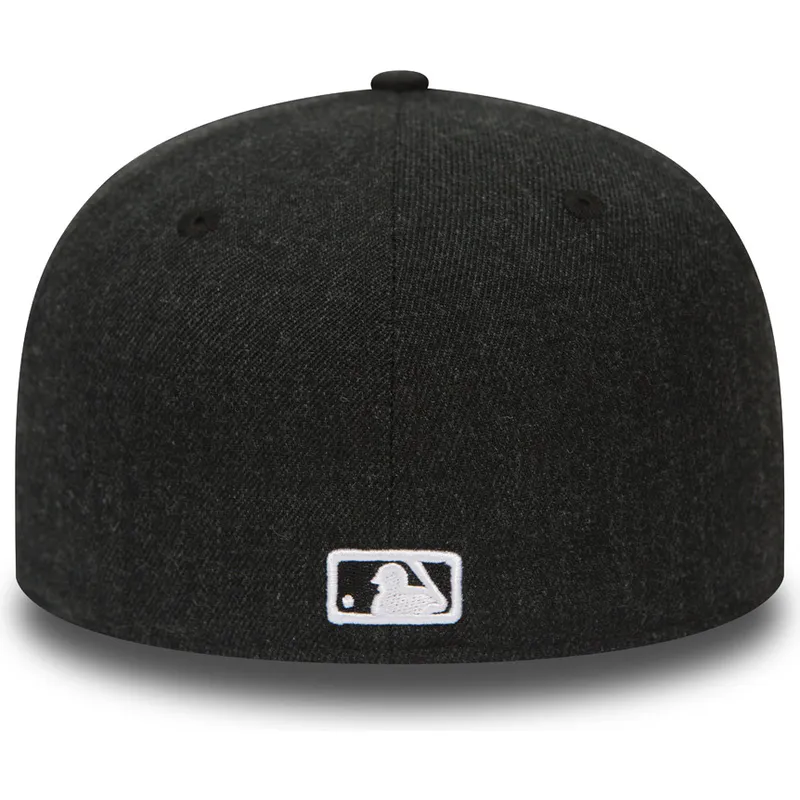 kasketter-flad-sort-tilpasset-59fifty-seasonal-heather-fra-new-york-yankees-mlb-af-new-era