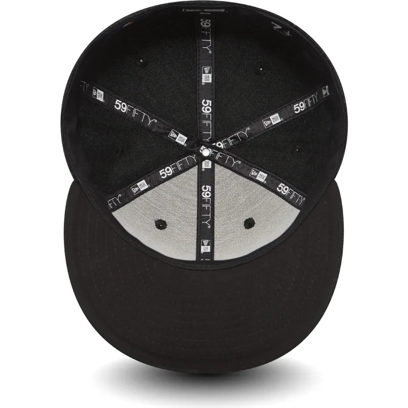 kasketter-flad-sort-tilpasset-59fifty-seasonal-heather-fra-new-york-yankees-mlb-af-new-era