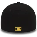 pittsburgh-pirates-mlb-new-era-59fifty-low-profile-poly-sort-buet-tilpasset-kasket