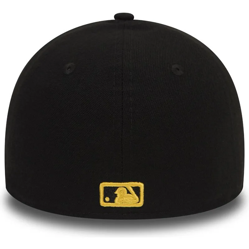 kasketter-buet-sort-tilpasset-59fifty-low-profile-poly-fra-pittsburgh-pirates-mlb-af-new-era