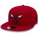 kasketter-flad-rod-tilpasset-59fifty-chain-stitch-fra-chicago-bulls-nba-af-new-era