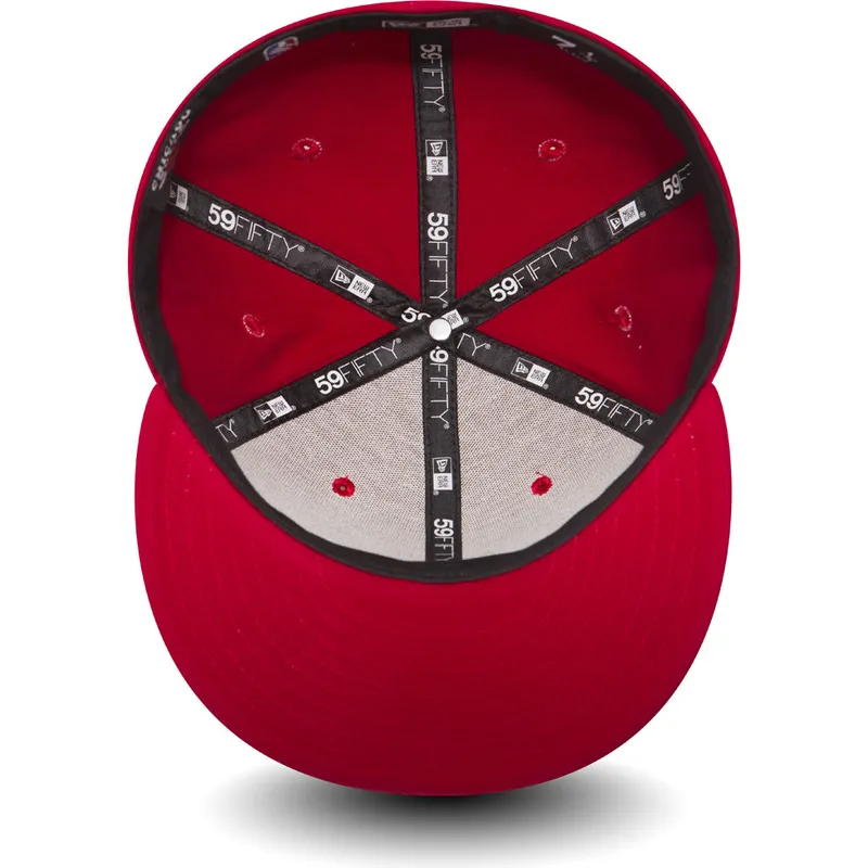 kasketter-flad-rod-tilpasset-59fifty-chain-stitch-fra-chicago-bulls-nba-af-new-era