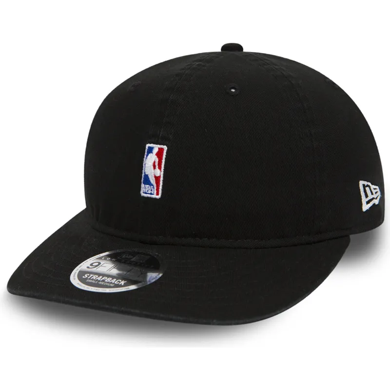 kasketter-buet-sort-justerbar-rem-til-barn-9fifty-fra-nba-af-new-era