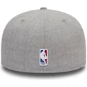 kasketter-flad-gra-tilpasset-59fifty-heather-fra-toronto-raptors-nba-af-new-era