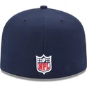 kasketter-flad-marinebla-tilpasset-59fifty-on-field-fra-chicago-bears-nfl-af-new-era