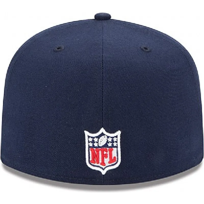 kasketter-flad-marinebla-tilpasset-59fifty-on-field-fra-chicago-bears-nfl-af-new-era