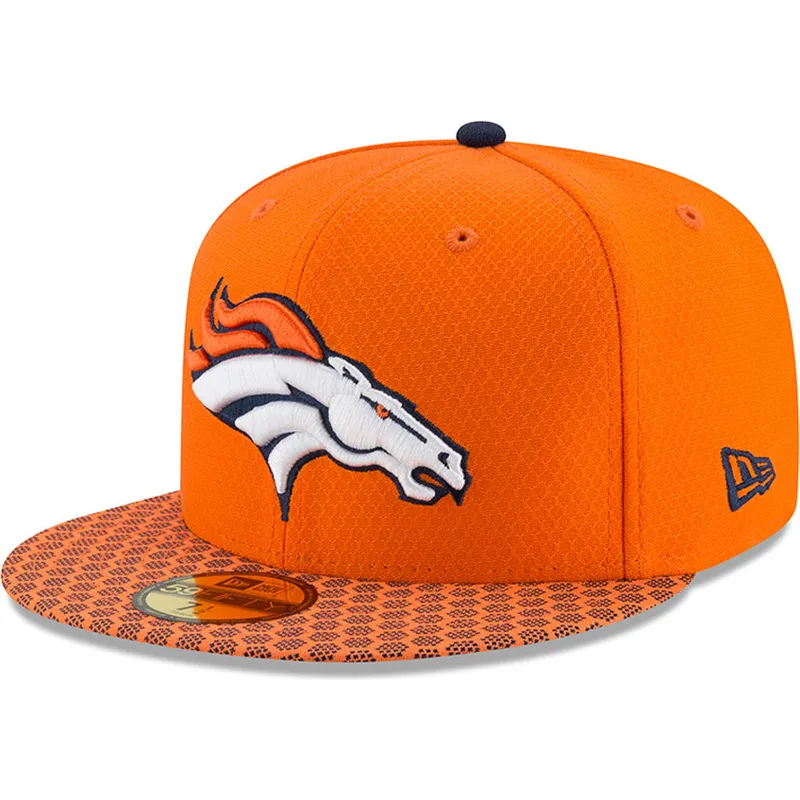 kasketter-flad-orange-tilpasset-59fifty-sideline-fra-denver-broncos-nfl-af-new-era