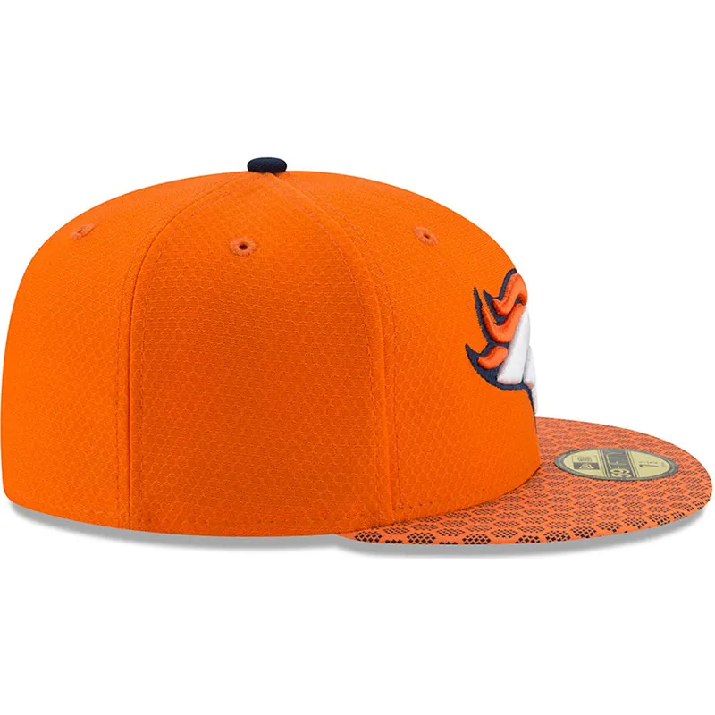 kasketter-flad-orange-tilpasset-59fifty-sideline-fra-denver-broncos-nfl-af-new-era