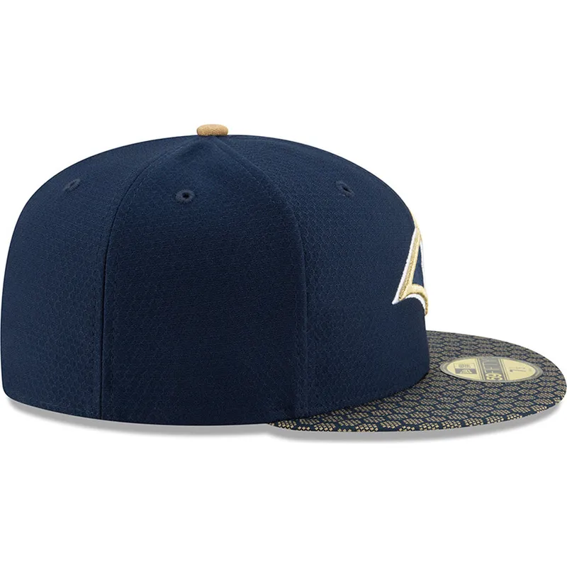 kasketter-flad-bla-tilpasset-59fifty-sideline-fra-los-angeles-rams-nfl-af-new-era