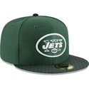 kasketter-flad-gron-tilpasset-59fifty-sideline-fra-new-york-jets-nfl-af-new-era