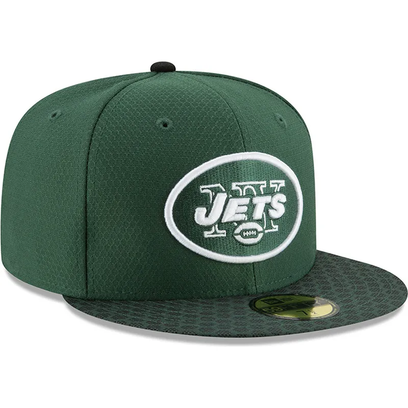 kasketter-flad-gron-tilpasset-59fifty-sideline-fra-new-york-jets-nfl-af-new-era
