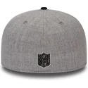 las-vegas-raiders-nfl-new-era-59fifty-reflekterende-heather-gra-og-sort-justerbar-flat-kasket