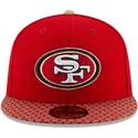 kasketter-flad-rod-tilpasset-59fifty-sideline-fra-san-francisco-49ers-nfl-af-new-era