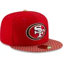 kasketter-flad-rod-tilpasset-59fifty-sideline-fra-san-francisco-49ers-nfl-af-new-era