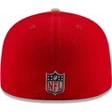 kasketter-flad-rod-tilpasset-59fifty-sideline-fra-san-francisco-49ers-nfl-af-new-era