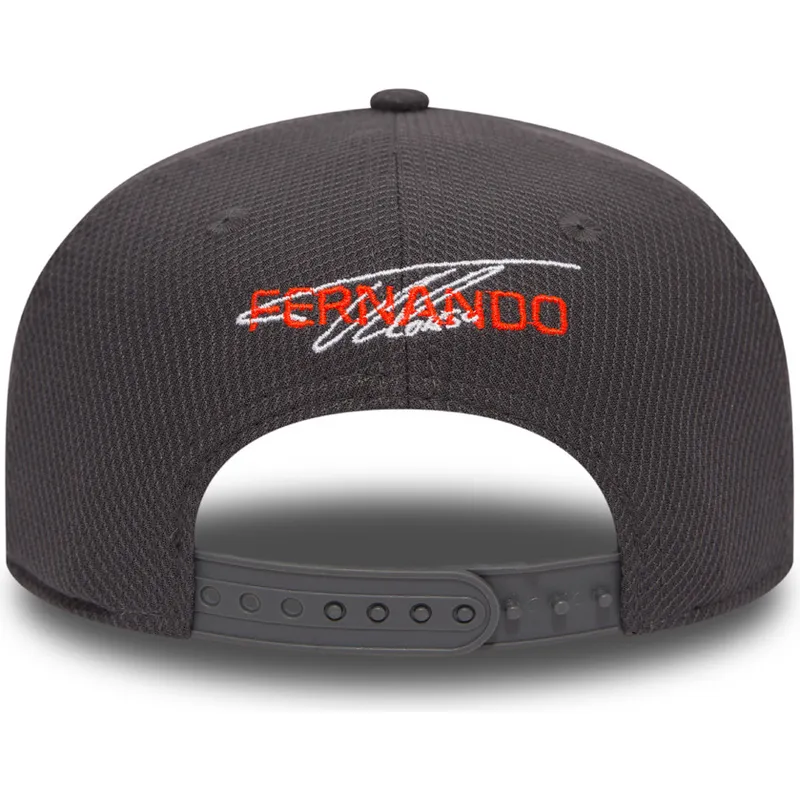 kasketter-flad-gra-snapback-9fifty-fernando-alonso-fra-mclaren-racing-formula-1-af-new-era