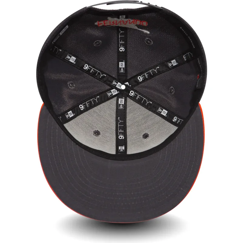 kasketter-flad-gra-snapback-9fifty-fernando-alonso-fra-mclaren-racing-formula-1-af-new-era