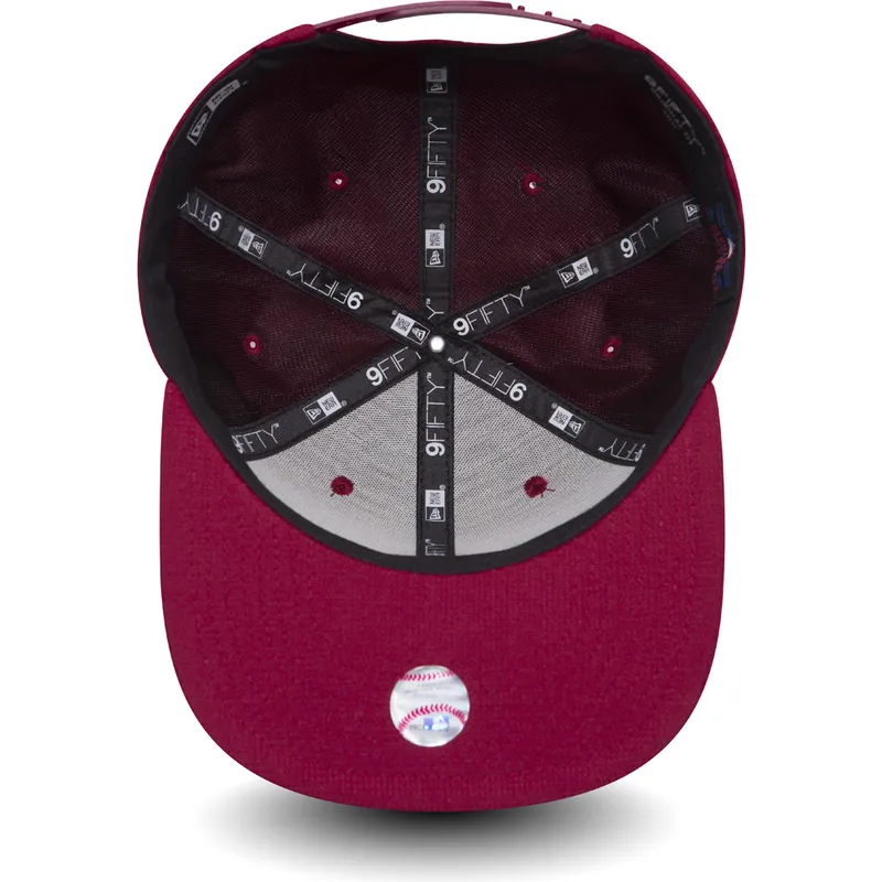 kasketter-flad-rod-snapback-9fifty-nano-ripstop-fra-boston-red-sox-mlb-af-new-era