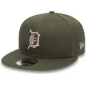 gron-fladskygget-snapback-9fifty-league-essential-detroit-tigers-mlb-kasket-fra-new-era