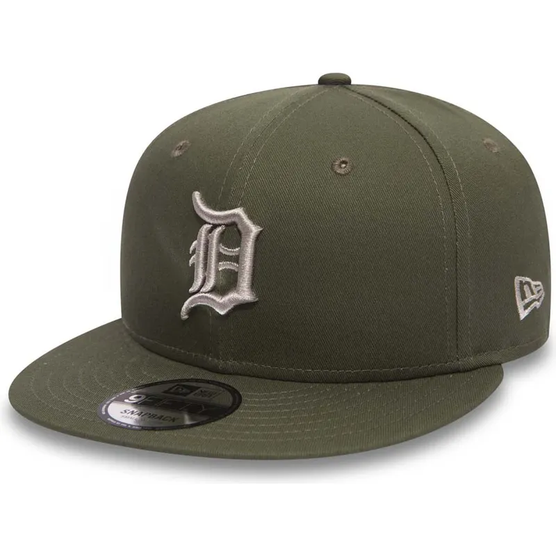 kasketter-flad-gron-snapback-9fifty-league-essential-fra-detroit-tigers-mlb-af-new-era