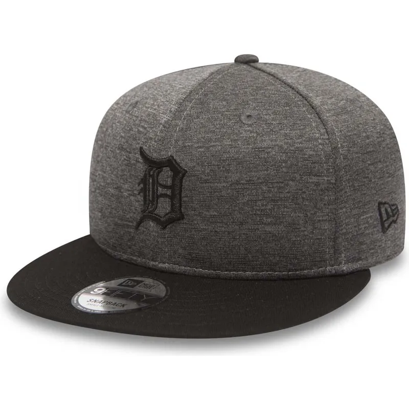 kasketter-flad-sten-snapback-9fifty-heather-jersey-fra-detroit-tigers-mlb-af-new-era