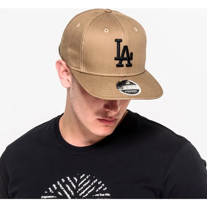 kasketter-flad-gron-justerbar-rem-9fifty-true-originators-fra-los-angeles-dodgers-mlb-af-new-era
