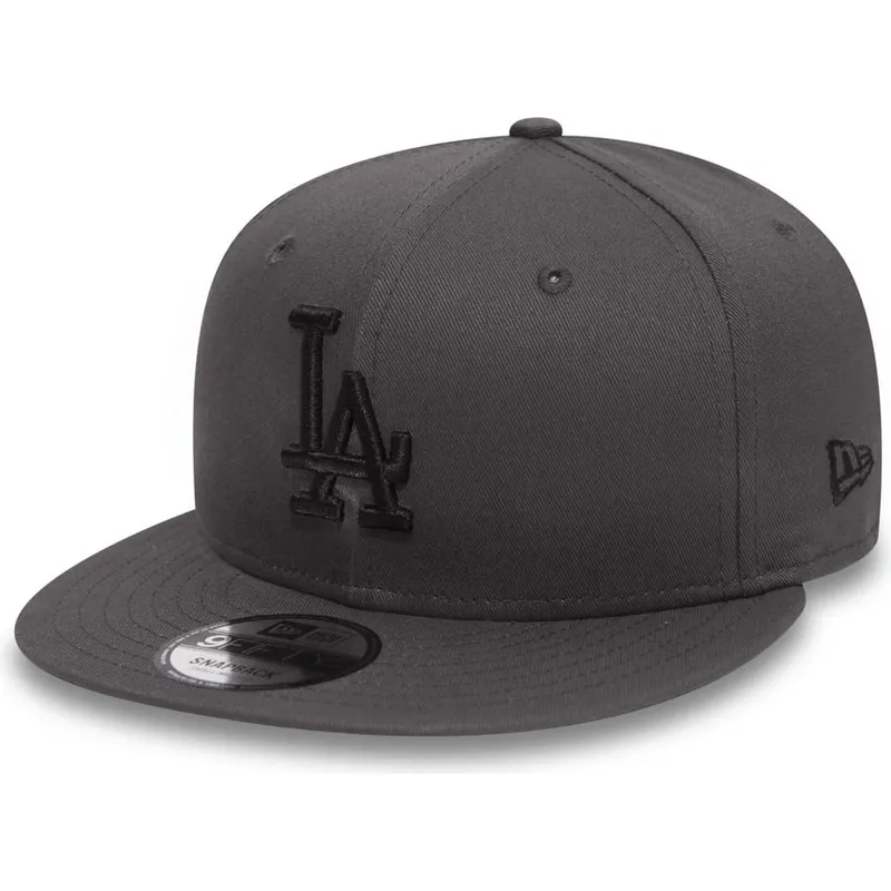 kasketter-flad-sten-snapback-negro-9fifty-league-essential-fra-los-angeles-dodgers-mlb-af-new-era