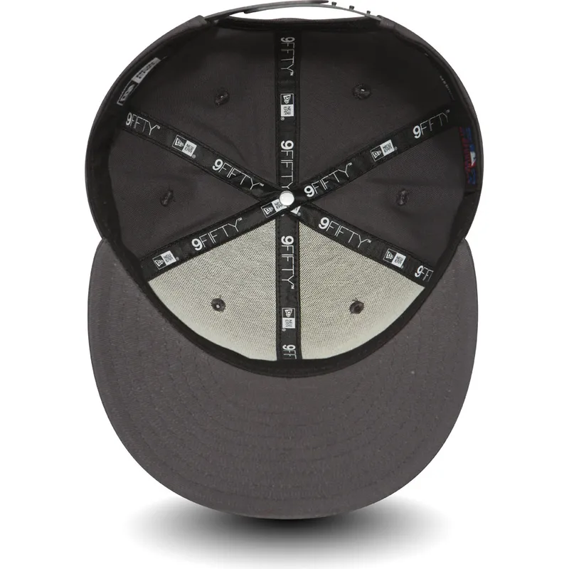 kasketter-flad-sten-snapback-negro-9fifty-league-essential-fra-los-angeles-dodgers-mlb-af-new-era