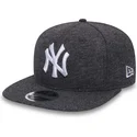 gra-flad-snapback-9fifty-slub-kasket-fra-new-york-yankees-mlb-af-new-era