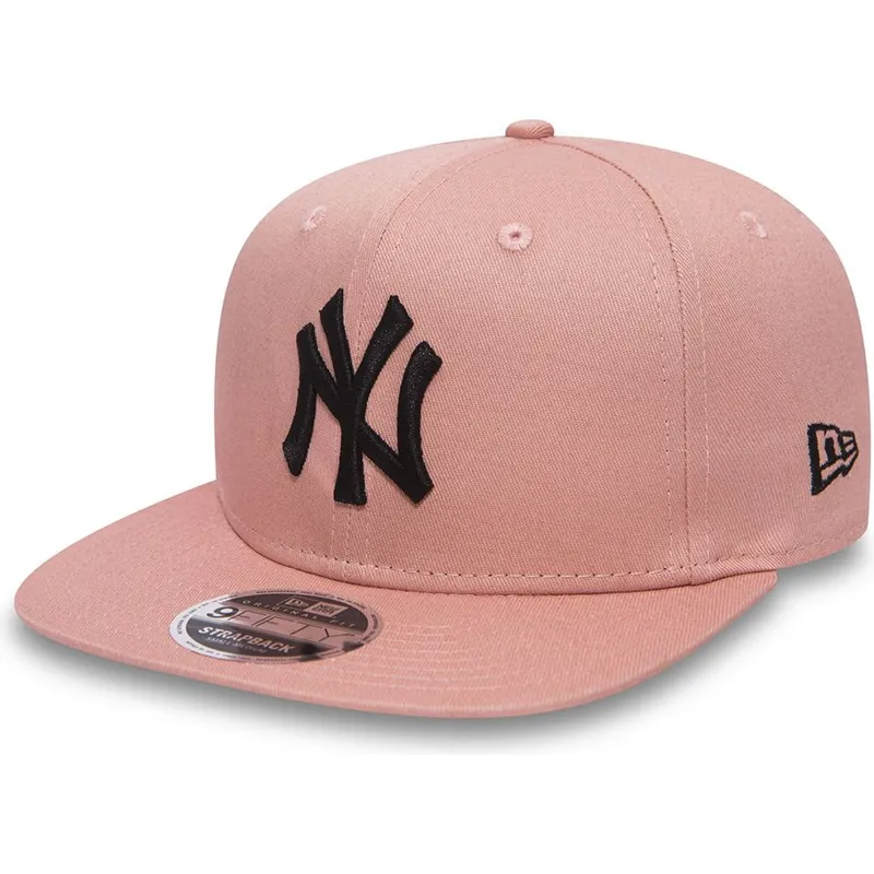 kasketter-flad-rosa-justerbar-rem-negro-9fifty-true-originators-fra-new-york-yankees-mlb-af-new-era