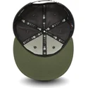 gra-snapback-flat-cap-med-logo-og-gron-skygge-9fifty-heather-jersey-fra-new-york-yankees-mlb-af-new-era