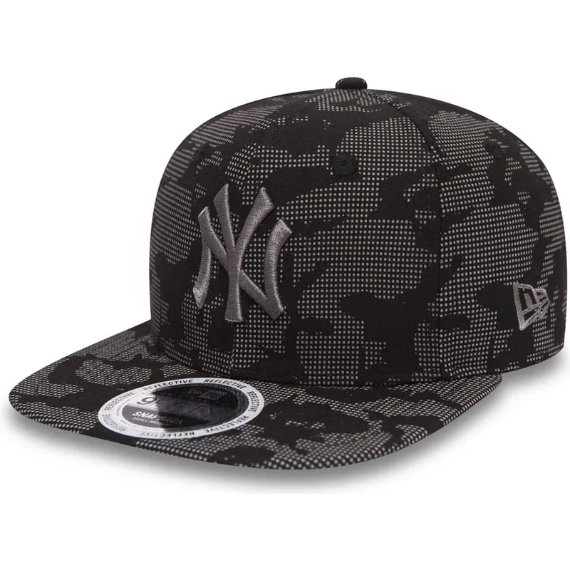 kasketter-flad-sort-snapback-9fifty-night-time-reflective-fra-new-york-yankees-mlb-af-new-era
