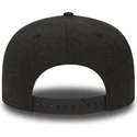 sort-snapback-kasket-med-flad-skygge-og-sort-logo-9fifty-seasonal-heather-fra-new-york-yankees-mlb-af-new-era