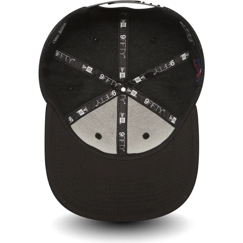 kasketter-flad-sort-snapback-9fifty-seasonal-heather-fra-new-york-yankees-mlb-af-new-era