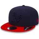 oakland-athletics-mlb-new-era-9fifty-diamond-era-essential-marinebla-og-rod-snapback-flad-kasket