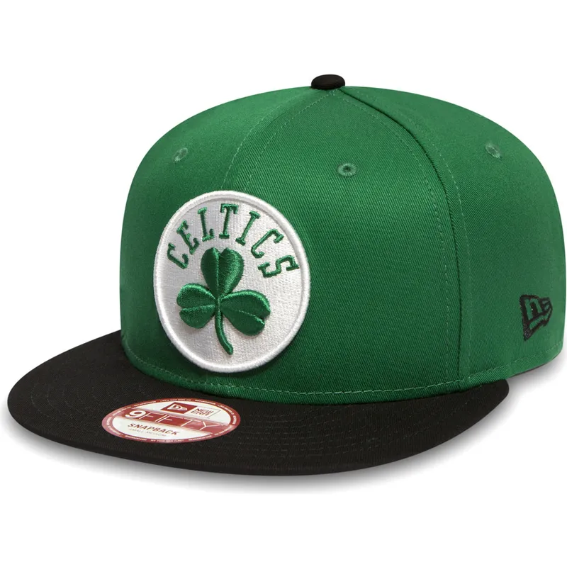 kasketter-flad-gron-snapback-9fifty-fra-boston-celtics-nba-af-new-era