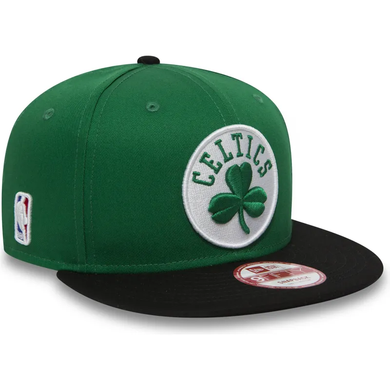 kasketter-flad-gron-snapback-9fifty-fra-boston-celtics-nba-af-new-era