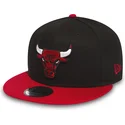 kasketter-flad-sort-snapback-9fifty-fra-chicago-bulls-nba-af-new-era
