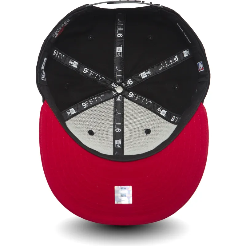 kasketter-flad-sort-snapback-9fifty-fra-chicago-bulls-nba-af-new-era