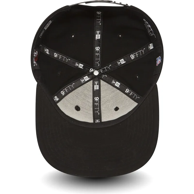 kasketter-flad-sort-snapback-9fifty-chain-stitch-fra-chicago-bulls-nba-af-new-era