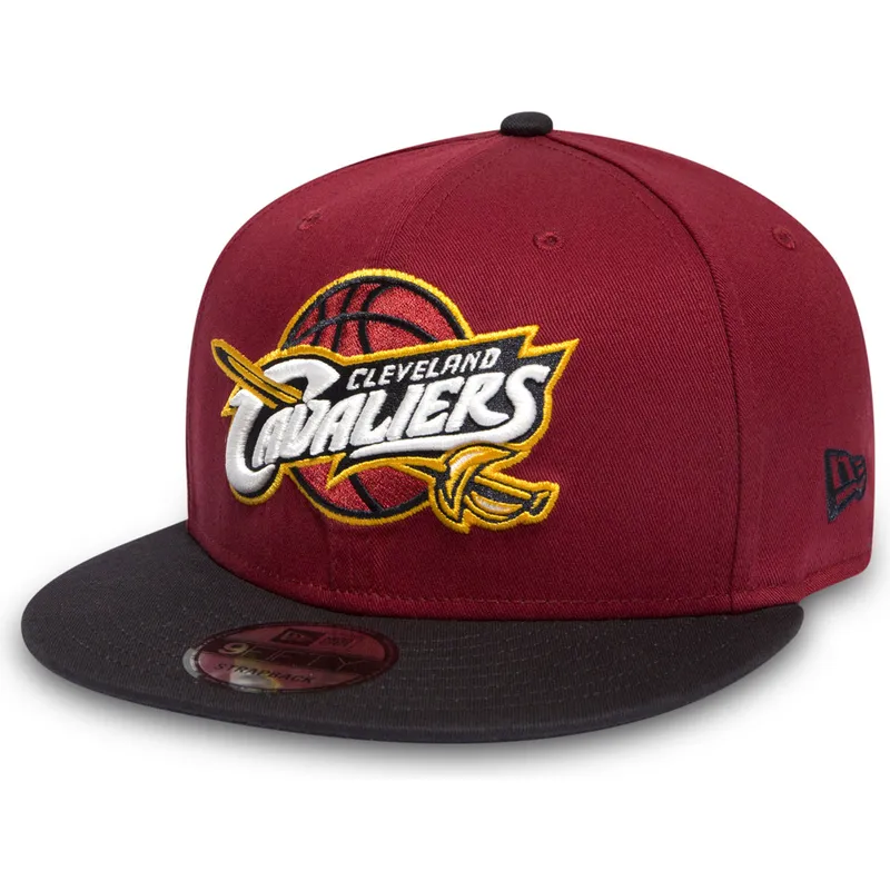 kasketter-flad-rod-snapback-9fifty-fra-cleveland-cavaliers-nba-af-new-era