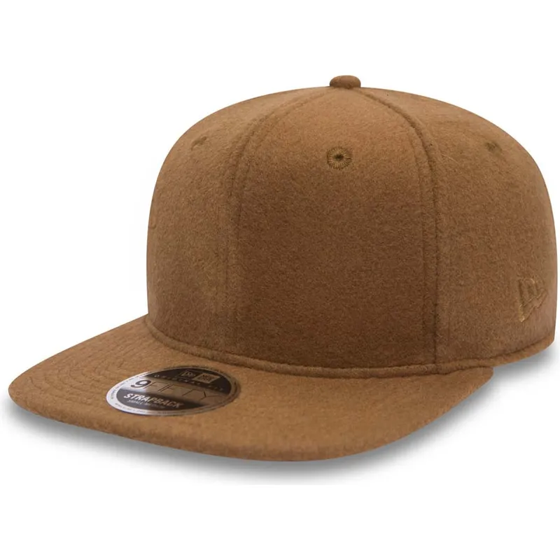 kasketter-flad-brun-justerbar-rem-9fifty-af-new-era
