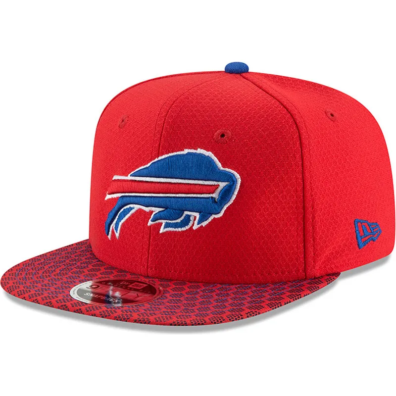 kasketter-flad-rod-snapback-9fifty-sideline-fra-buffalo-bills-nfl-af-new-era kasketter-flad-rod-snapback-9fifty-sideline-fra-buffalo-bills-nfl-af-new-era