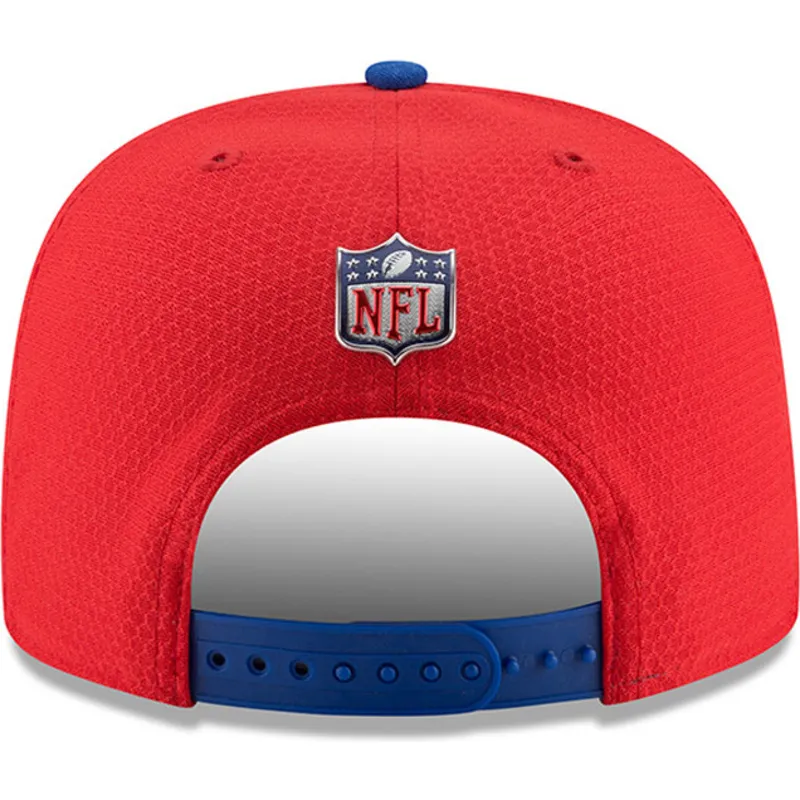 kasketter-flad-rod-snapback-9fifty-sideline-fra-buffalo-bills-nfl-af-new-era kasketter-flad-rod-snapback-9fifty-sideline-fra-buffalo-bills-nfl-af-new-era