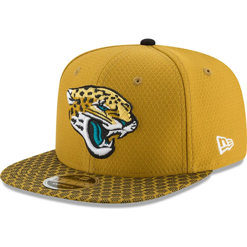 kasketter-flad-gul-snapback-9fifty-sideline-fra-jacksonville-jaguars-nfl-af-new-era kasketter-flad-gul-snapback-9fifty-sideline-fra-jacksonville-jaguars-nfl-af-new-era