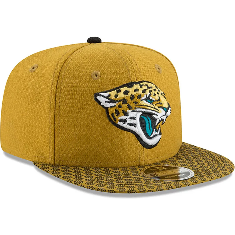 kasketter-flad-gul-snapback-9fifty-sideline-fra-jacksonville-jaguars-nfl-af-new-era kasketter-flad-gul-snapback-9fifty-sideline-fra-jacksonville-jaguars-nfl-af-new-era