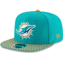 kasketter-flad-bla-snapback-9fifty-sideline-fra-miami-dolphins-nfl-af-new-era