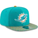 kasketter-flad-bla-snapback-9fifty-sideline-fra-miami-dolphins-nfl-af-new-era